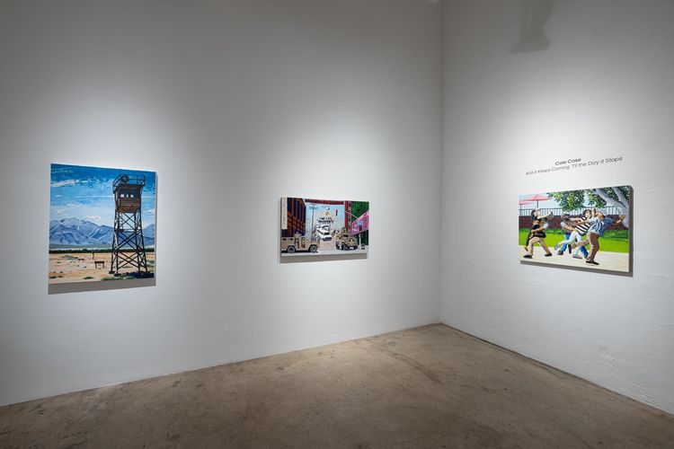 Installation view,  And It Keeps Coming 'Til The Day It Stops, Track 16, Downtown LA · 2026 (1)