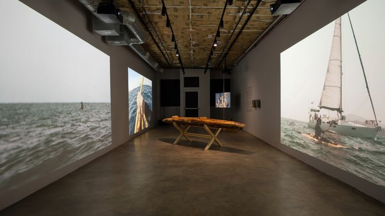 Installation view, Mushroom Boat, Fulcrum Arts · 2025 (4)