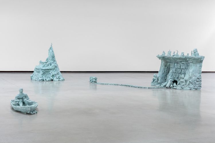 Installation view, YES and LA DUST, Jeffrey Deitch, Orange Drive · 2026 (2)