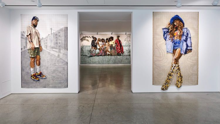 Installation view, Textile Truths: Faces of Resilience, ACA Galleries · 2025 (9)
