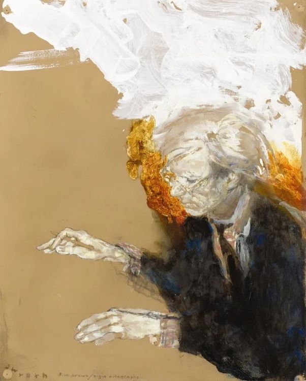 Installation view,  Portraits of Andy Warhol and Rudolf Nureyev, Schoelkopf Gallery