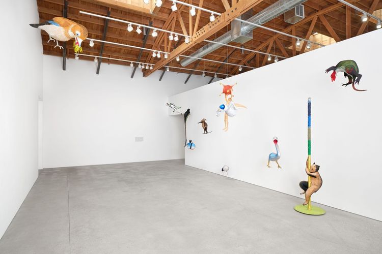 Installation view, Roberto Benavidez: BOSCH BEASTS, Perrotin · 2025 (2)