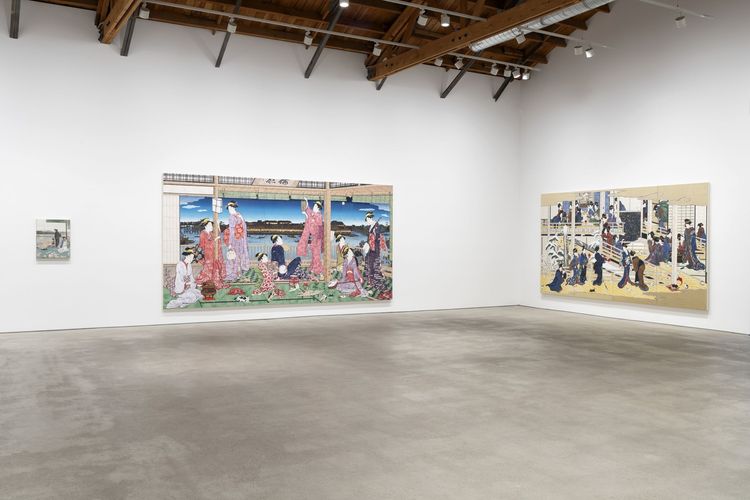 Installation view, Hark Back to Ukiyo-e: Tracing Superflat to Japonisme’s Genesis, Perrotin · 2026 (1)