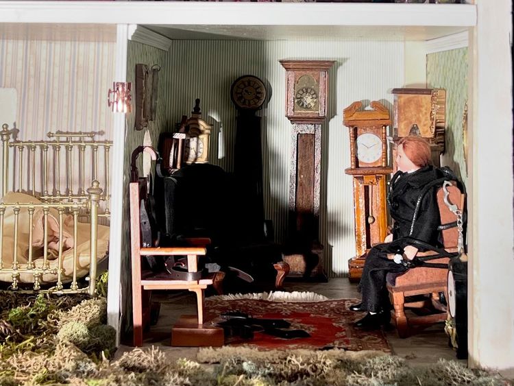 Installation view, 92 Tarot Collages and a Dollhouse, Walter Maciel Gallery · 2026 (5)