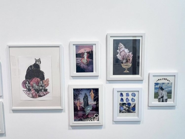 Installation view, 92 Tarot Collages and a Dollhouse, Walter Maciel Gallery · 2026 (12)