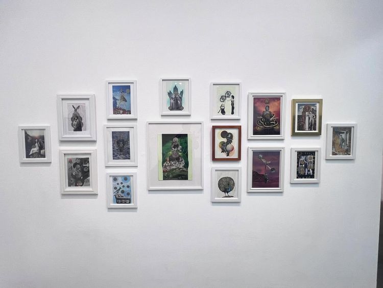 Installation view, 92 Tarot Collages and a Dollhouse, Walter Maciel Gallery · 2026 (6)