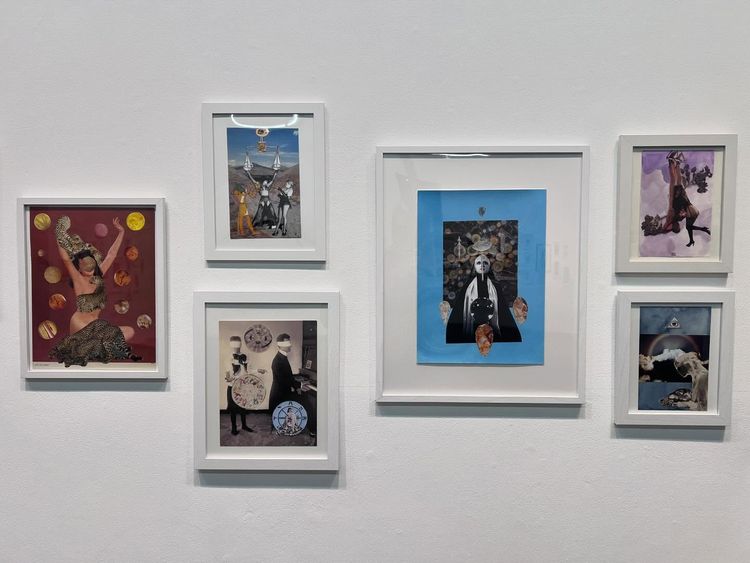 Installation view, 92 Tarot Collages and a Dollhouse, Walter Maciel Gallery · 2026 (11)