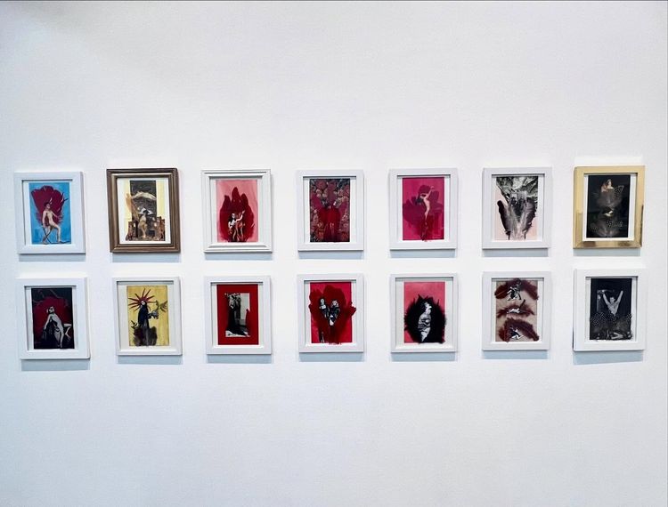 Installation view, 92 Tarot Collages and a Dollhouse, Walter Maciel Gallery · 2026 (2)