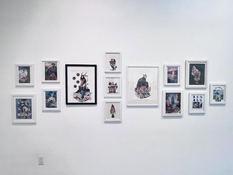 Installation view, 92 Tarot Collages and a Dollhouse, Walter Maciel Gallery · 2026 (3)