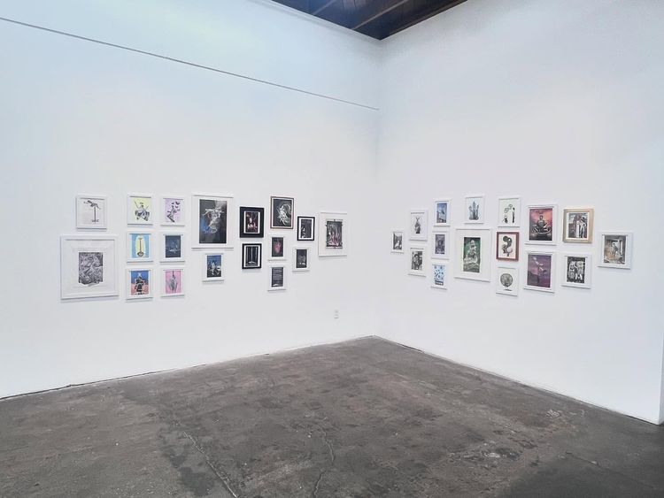 Installation view, 92 Tarot Collages and a Dollhouse, Walter Maciel Gallery · 2026 (4)