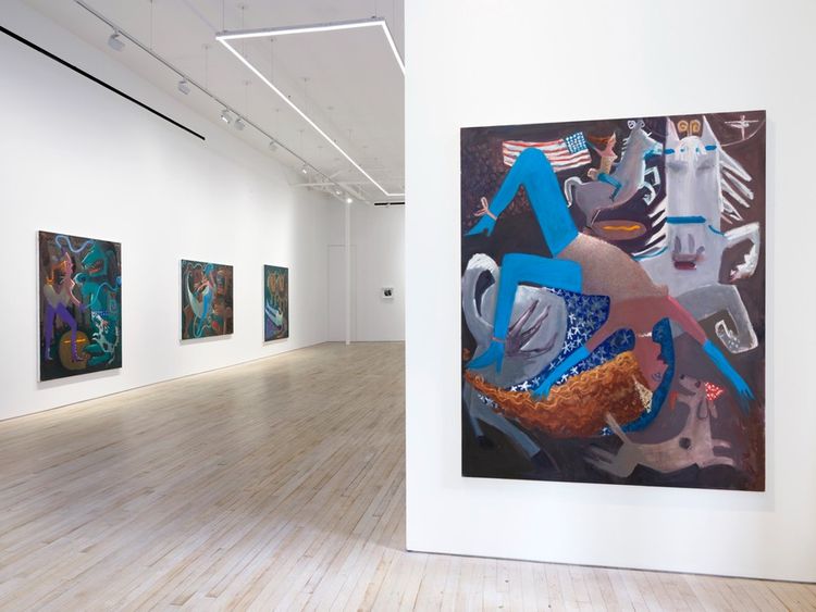 Installation view, The Greatest Show on Earth, Nino Mier Gallery, 380 Broadway · 2025 (10)