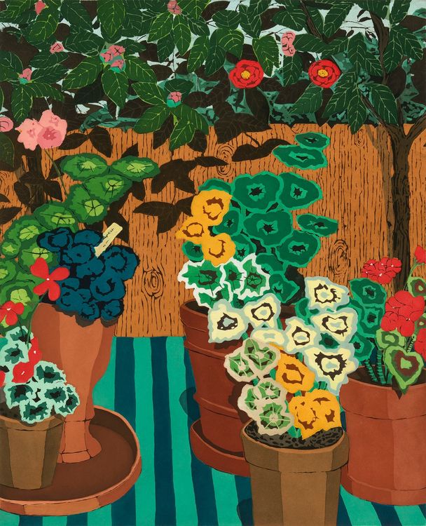 Installation view, Geraniums and Camellias, Crown Point Press · 2025 (3)