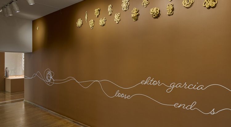 Installation view, Loose ends, San Jose Museum of Art
