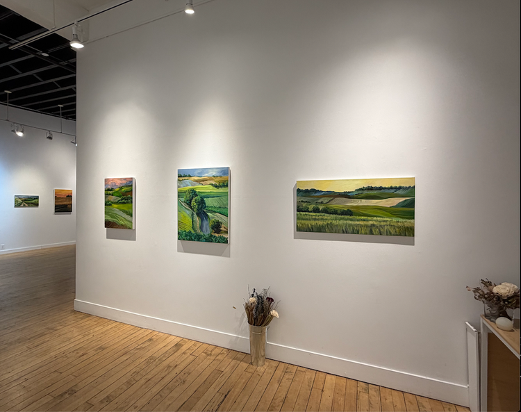 Installation view, Bucolic Boundaries, Noho M55 Gallery · 2025 (2)