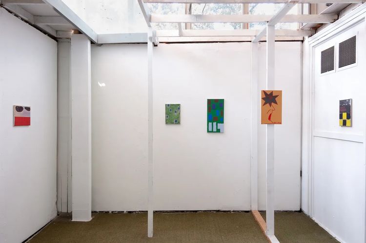 Installation view, Blue Hyperlink, Gene's Dispensary · 2026 (4)
