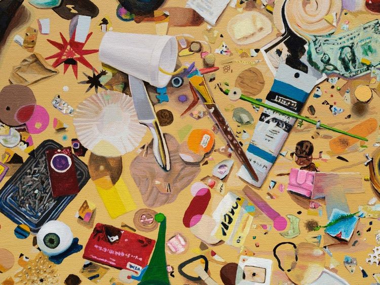 Installation view, Detritus, Lehmann Maupin, New York
