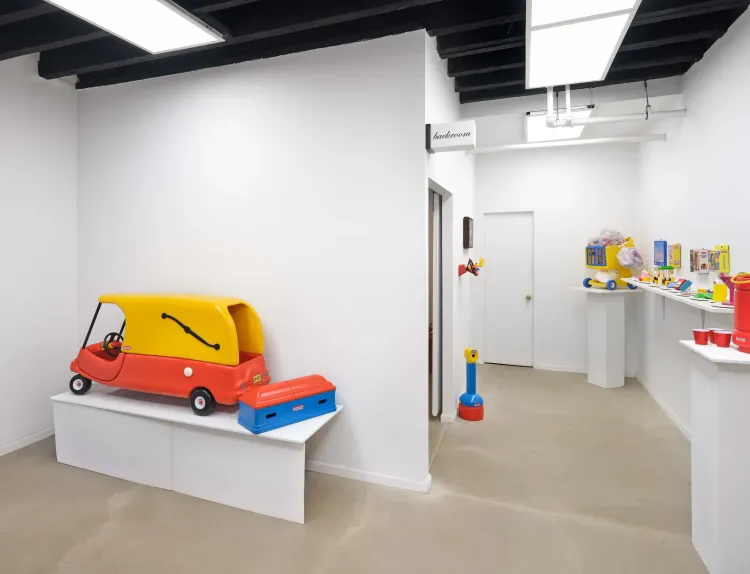 Installation view, Kids Toys, Adult Issues, Long Story Short, 54E Henry Street · 2025 (4)