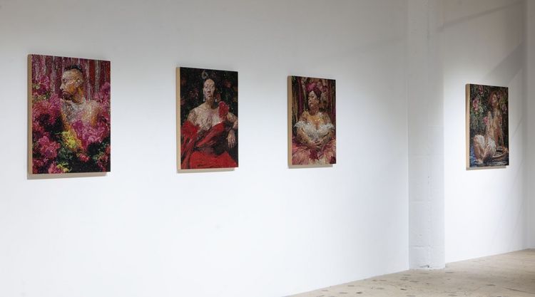 Installation view, House of Roses, Patricia Sweetow Gallery · 2025 (2)