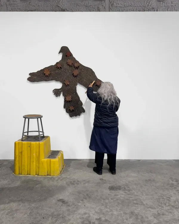 Installation view, The Moon Watches the Earth, 125 Newbury