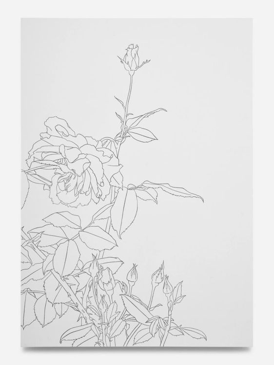 Installation view, Drawings and Paintings, Bortolami, 39 Walker