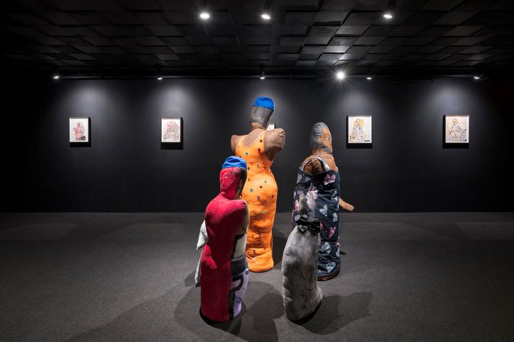 Installation view, Gentle Tug on Thigh, Company · 2025 (5)