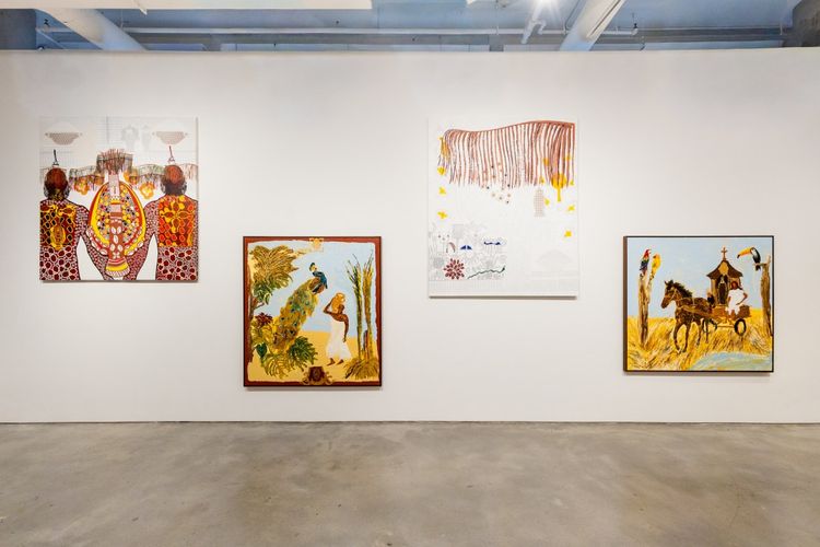 Installation view, Carnival, Struggle and Other Brazilian Stories, Nara Roesler · 2025 (5)