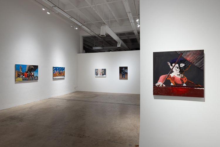 Installation view,  And It Keeps Coming 'Til The Day It Stops, Track 16, Downtown LA · 2026 (2)