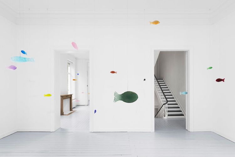Installation view, primordial (rainbow), Gladstone Gallery, 515 W 24th Street
