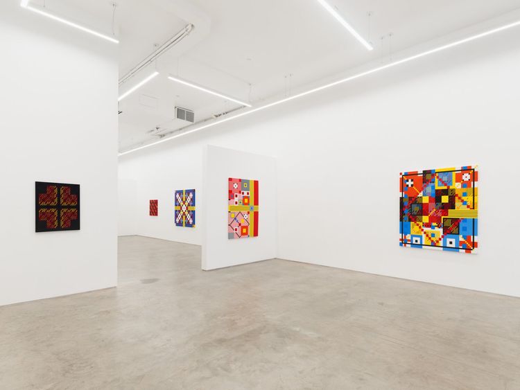 Installation view, Crisis Management, Anat Ebgi · 2026 (3)