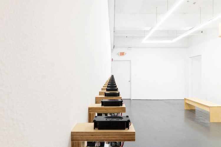 Installation view, Transtrack, Transmitter · 2025 (2)