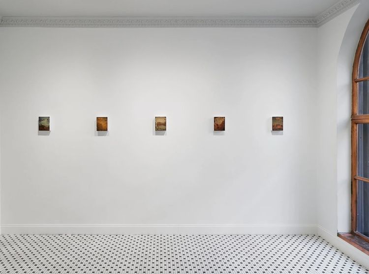 Installation view, Paintings of Incomplete Remains, Slip House · 2025 (6)