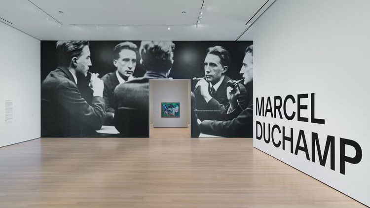 Installation view, Marcel Duchamp, MoMA · 2026 (10)