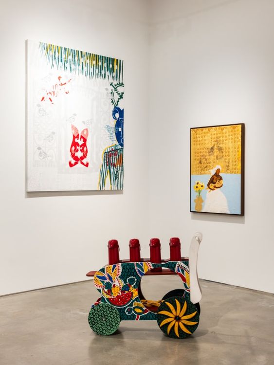Installation view, Carnival, Struggle and Other Brazilian Stories, Nara Roesler · 2025 (2)