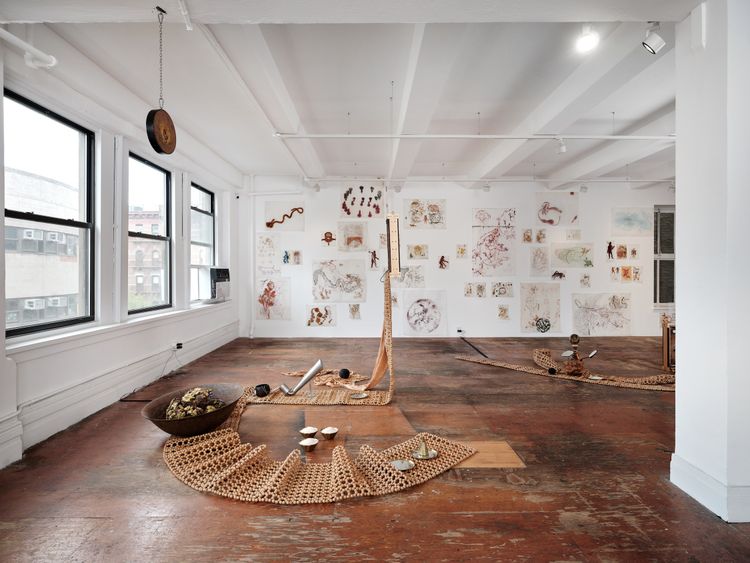 Installation view, Wake, mayfly…     , Kiang Malingue · 2026 (5)
