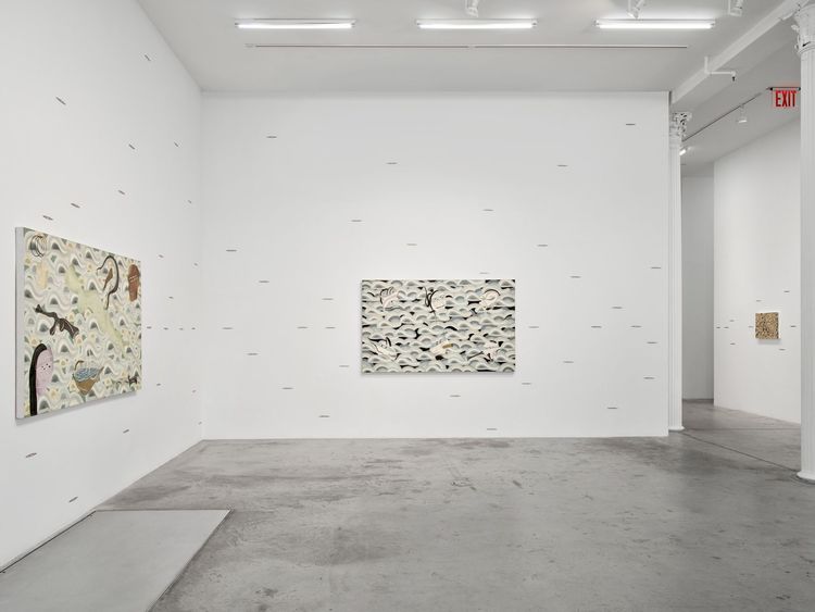 Installation view, When the Sky Merges with the Earth, Bortolami, 39 Walker · 2026 (13)
