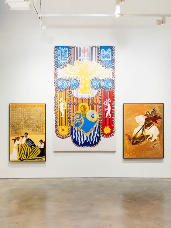 Installation view, Carnival, Struggle and Other Brazilian Stories, Nara Roesler · 2025 (3)