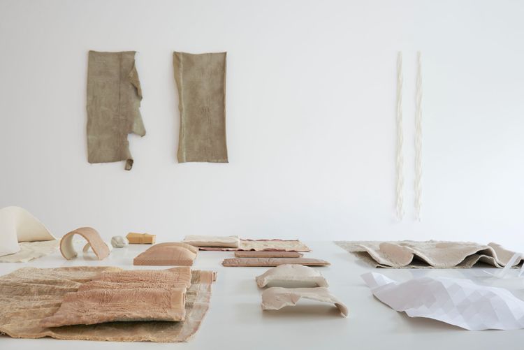 Installation view, Edith Dekyndt Notes on What is What, Marian Goodman, New York · 2026 (4)