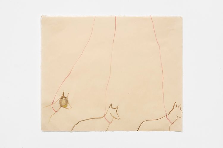 Installation view, The Moon Takes Shape of an Outsider's Light, RAINRAIN · 2025 (3)
