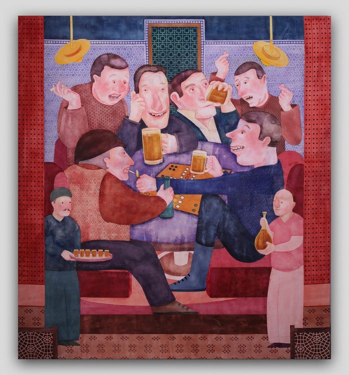 Installation view, Kings and Conquerors, Asya Geisberg Gallery