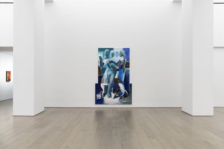 Installation view, Katherina Olschbaur: I Spend All Day Waiting for the Night, Perrotin · 2025 (4)