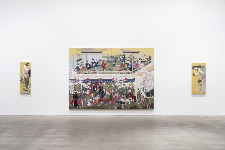 Installation view, Hark Back to Ukiyo-e: Tracing Superflat to Japonisme’s Genesis, Perrotin · 2026 (4)