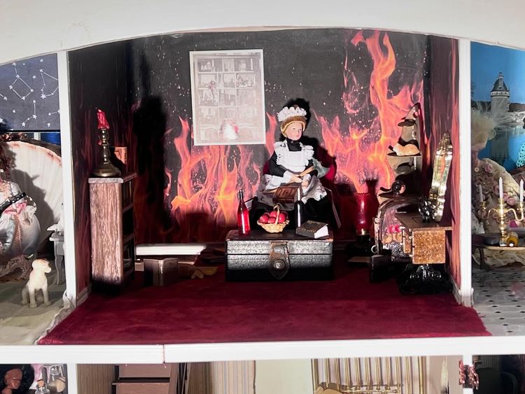 Installation view, 92 Tarot Collages and a Dollhouse, Walter Maciel Gallery · 2026 (10)