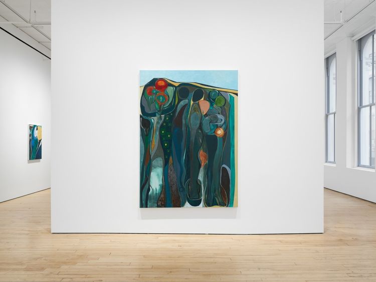 Installation view, Merikokeb Berhanu, James Cohan, 52 Walker Street · 2025 (2)