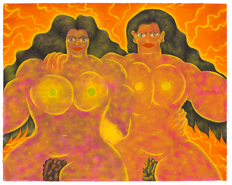 Installation view, Eternal Flame, The FLAG Art Foundation