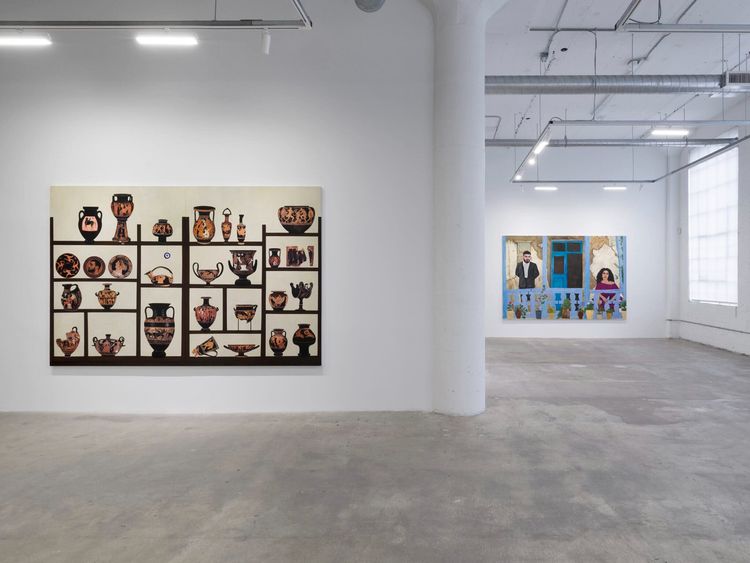 Installation view, Your Tears Will Dry, Vielmetter · 2025 (10)