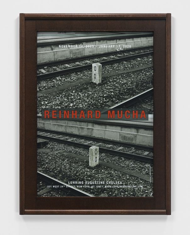 Installation view, Reinhard Mucha, Luhring Augustine, Chelsea · 2025 (9)