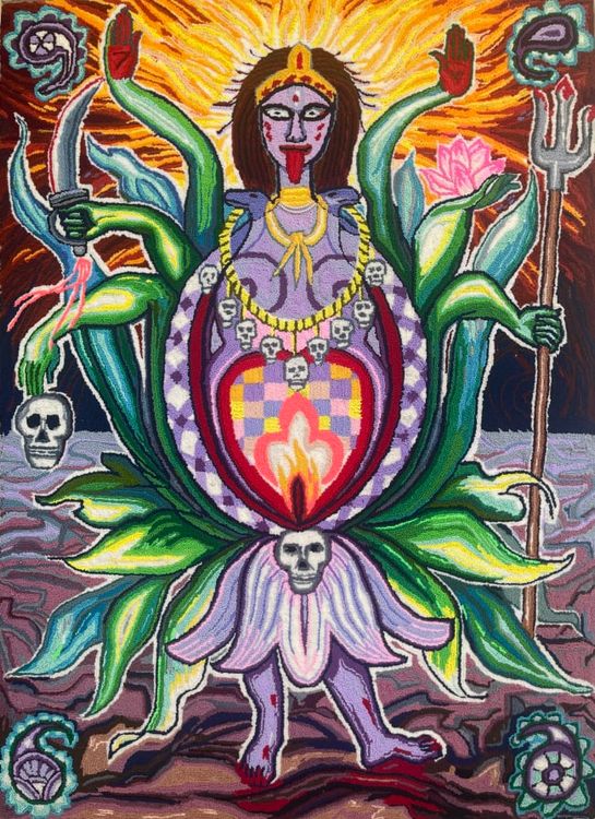 Installation view, Embracing Kali, Ethan Cohen