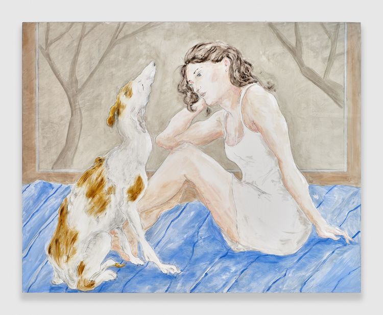 Installation view, What does the dog say?, 303 Gallery