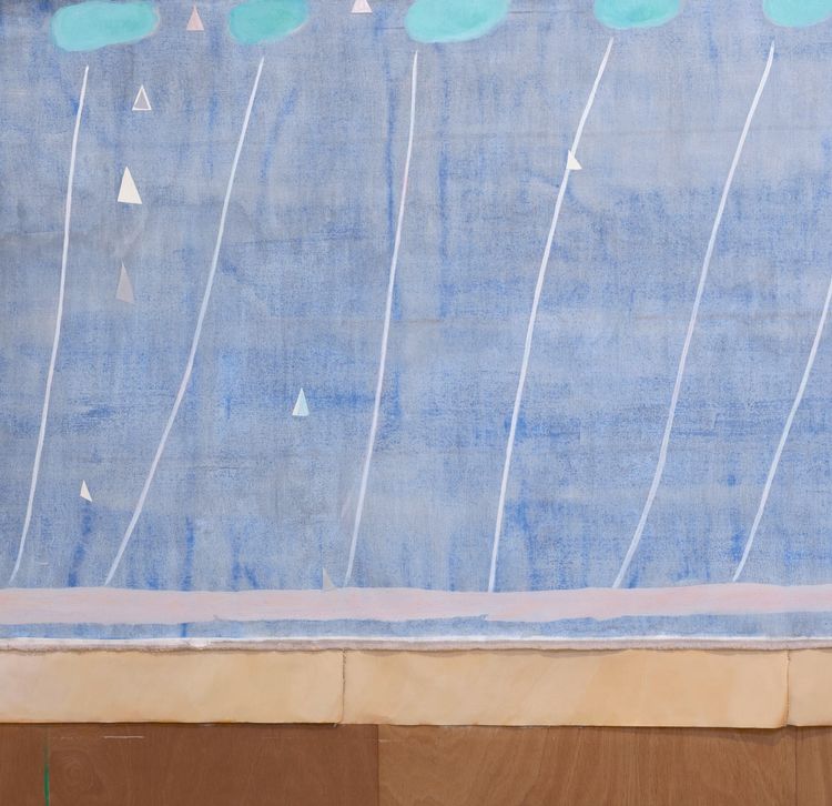 Installation view, slicing apples, Mendes Wood DM