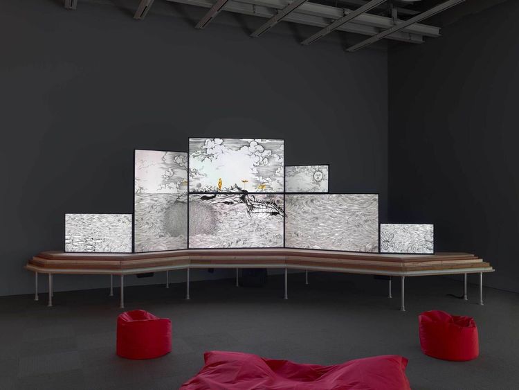Installation view, Parting Worlds, Whitney Museum of American Art · 2025 (4)